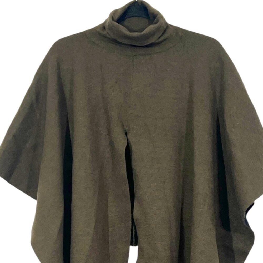 by Anthropologie Split Front Poncho One Size Pre-Loved - Picture 2 of 4